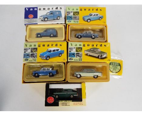Lledo Corgi Vanguards - Five Limited Edition boxed 1:43 scale diecast model cars by Vanguards. Lot includes VA00116 Ford Angl
