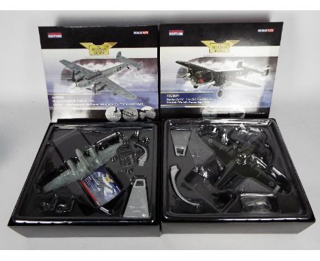 Corgi Aviation Archive - Two boxed 1:72 scale Limited Edition Corgi WW2 German aircraft. Lot contains AA38801 Dornier Do17Z -