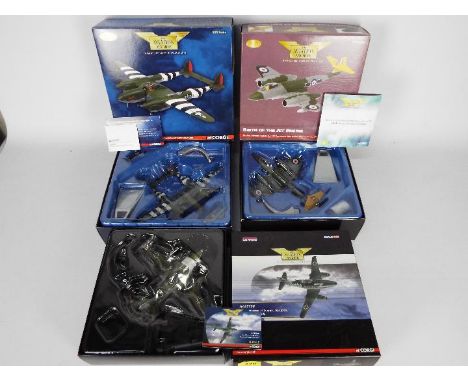 Corgi Aviation Archive - Three boxed 1:72 scale Limited Edition Corgi military aircraft. Lot contains US36603 'Fighter Ace Hi