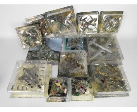 Amer, Italeri, Altaya, Other - 13 carded diecast model aircraft in various scales. Lot includes  Amer Vulcan Bomber; Chengdu 
