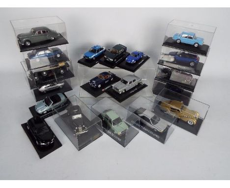 Oxford - Hongwell - Metro Models - 19 x 1:43 scale cars including Austin Seven, Talbot Horizon, Mercedes Benz SLK and similar