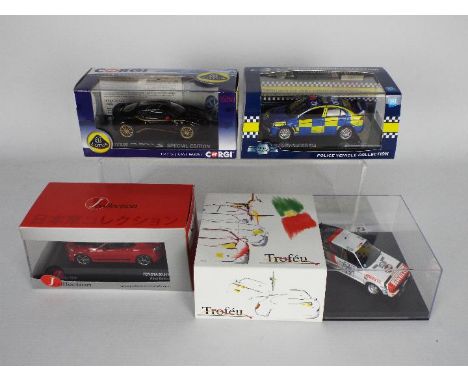 Corgi - Trofeu - Model Icons - J-collection - 4 x boxed 1:43 scale cars, Lotus Evora S Special Edition number 1007 of only 20