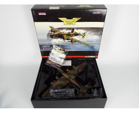 Corgi Aviation Archive - A boxed 1:72 scale Limited Edition Corgi AA37204 Handley Page Halifax B.III LV607 'Friday the 13TH' 