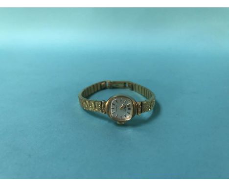 Ladies 9ct Rotary watch