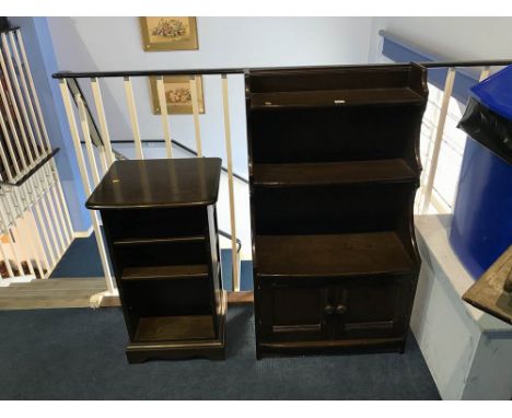Two Ercol bookcases