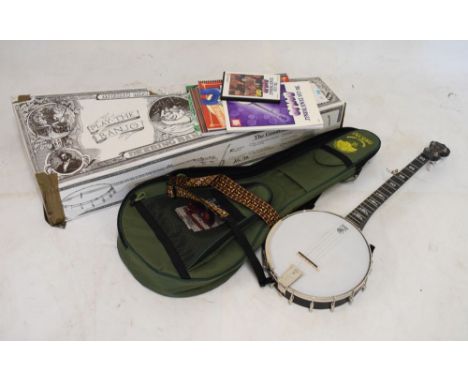 2017 Deering 'Artisan' 19 Fret Jr 5-String Palor Banjo (ideal for travel or teaching children), with 6-year Deering warrantee