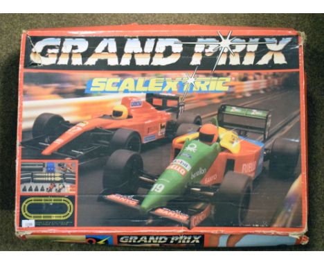Scalextric Grand Pre Slotcar Racing Set, together with a quantity of accessories (sold as seen)  
