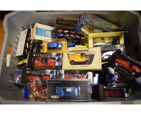 Large quantity of boxed diecast model vehicles, brands to include Matchbox Models of Yesteryear, Shell Classico Collection, M
