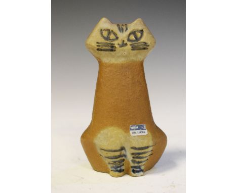 Lisa Larson studio pottery stoneware cat, 11.5cm high  