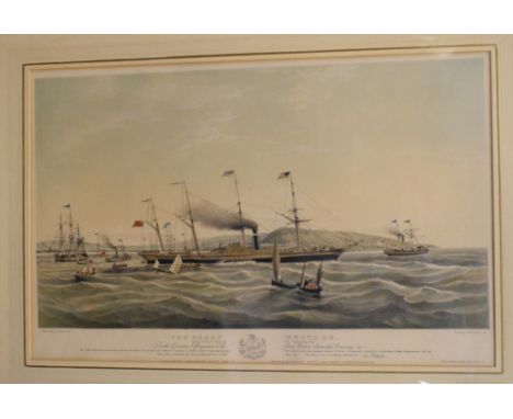 After J. Walter - Coloured print - 'The Great Western', published by George Davey, Broad Street, Bristol, 26.5cm x 46.5cm, pe