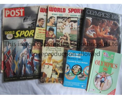 OLYMPICS        A miscellany including 1948 World Sports August 1948 and Picture Post Magazine 3/7/1948 and 14/8/1948, splits