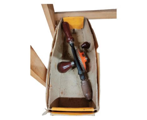 VINTAGE STANLEY HAND DRILL IN ORIGINAL BOX