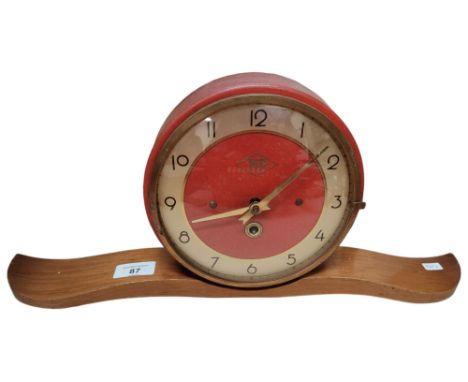 MID CENTURY RETRO MANTLE CLOCK