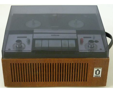 ULTRA 6216 Reel to Reel Tape Player Recorder, portable 4-Track with 2 Speeds serial #1714. (sold electrically untested)