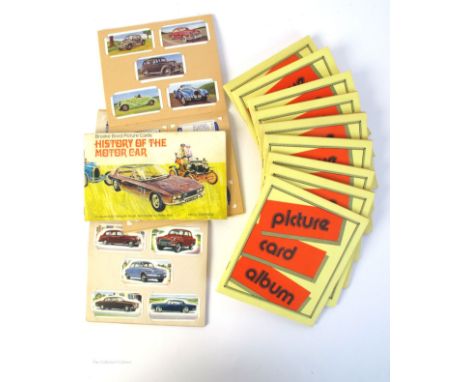 Cigarette Cards. Collection of sets of trade cards, tea, confectionary etc. Autobrite, 1956, Vintage Cars (25); Bassett, 1968