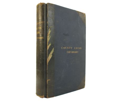 1907-1915 Cavan Infirmary Minute Book. The minutes of the quarterly meetings of the Joint Commitee of Management of the Count