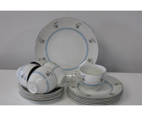 A vintage Burleigh Ware tea service 'Windsor' pattern 