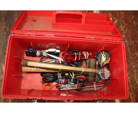 A tool box &amp; contents 