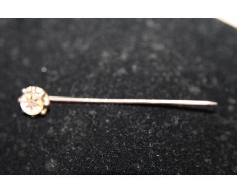 A 9ct gold stick pin 1 gram 