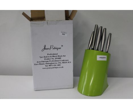 A new Jean-Patrique knife block set &amp; one other 