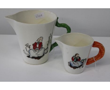 Two vintage Goebel ceramic jugs
