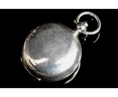 A George V silver sovereign case of ovoid form, with inscription "Jacob's Horse / 1914 / Meanee Day", hall-marked for Colen H