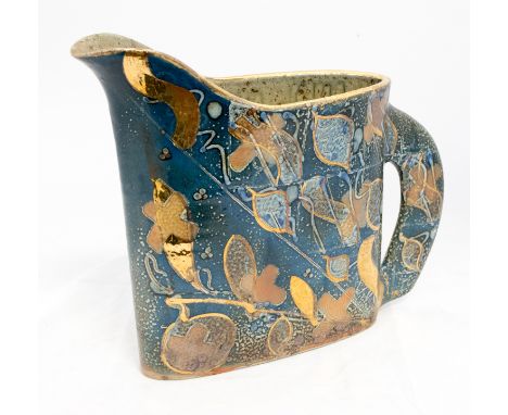Suzy Atkins for Poterie Du Don, a French studio pottery lustre jug, decorated with abstract design
