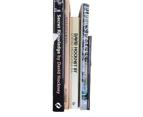Four Art Books by or About David Hockney, John Piper and Augustus JohnQty: 4