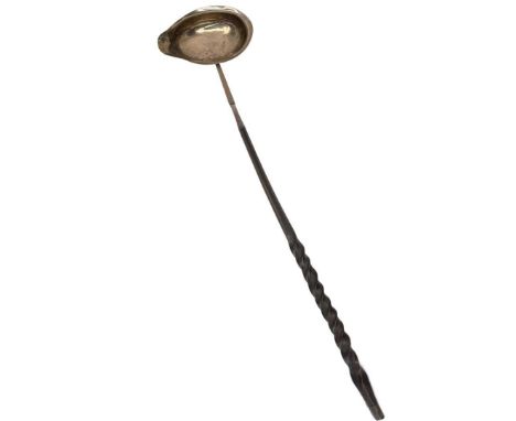 Georgian Silver Toddy Ladle. London 1789, Thomas MorleyLength 36.5 cmsSome small dings to bowl