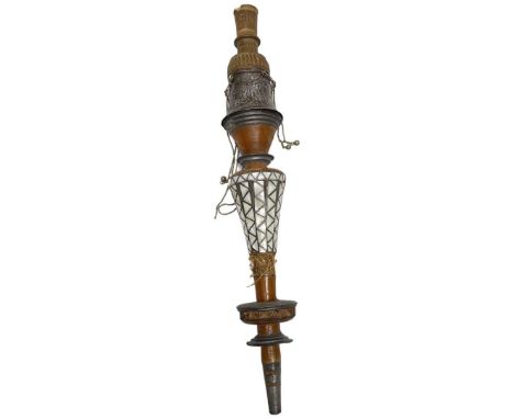 Qajar Steel Hogga Top and an Ottoman Pipe45cm lengthQty: 1