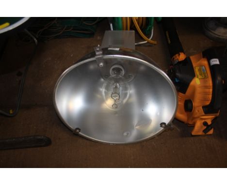An industrial light fitting