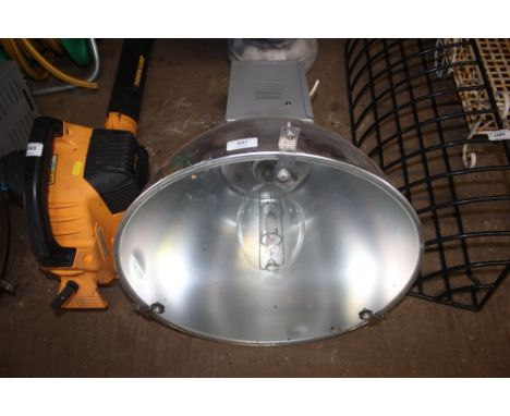 An industrial light fitting