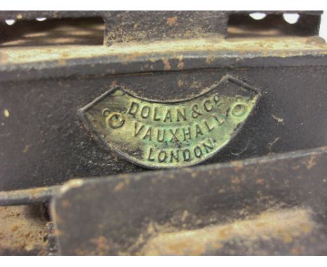 A late 19th century Police bullseye lamp by Dolan &amp; Co, London:, together with three Lucas bicycle lamps, 'Calica Club', 