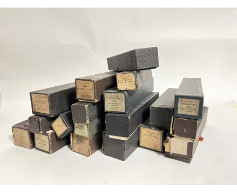 A selection of piano music scrolls with original boxes including music for the Luna Walzer from the opera "Frau Luna" and "Th