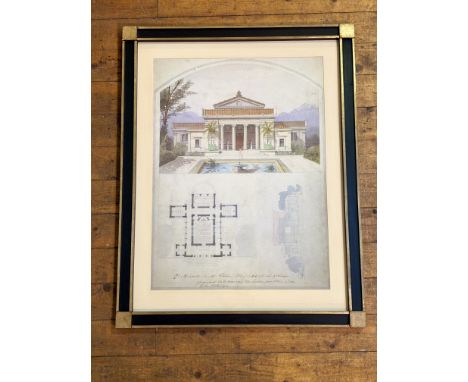 After Edmond Jean Baptiste Paulin (1848-1915), Garden Pavilion&nbsp;for the Study of Botany print together with G.Jullies, Ar