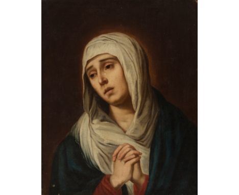 School of BARTOLOMÉ ESTEBAN MURILLO Murillo (Seville, 1617 - Cadiz, 1682)."Dolorosa".Oil on canvas. Re-framed.It has a 20th c