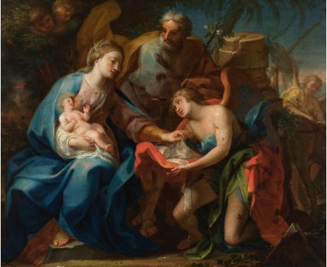 Circle by FRANCISCO BAYEU (Saragossa, 1734 - Madrid, 1795), last third of the 18th century."Nativity".Oil on copper.It presen