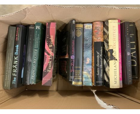 A collection of art and architecture books. 