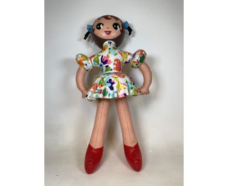 A vintage NU BEE blow up Betty boop doll. H:105cm