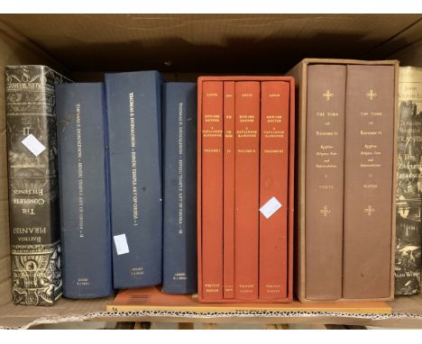Books- the complete etchings 2 vols, the tomb of Ramesses 2 vols, Hindu temple art oil Orissa 3 vols and more.