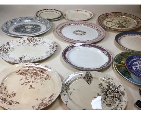  Quantity of decorative vintage platters A/F perfect for decoration 