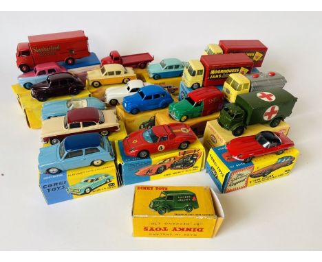 A good selection of Corgi Toys &amp; Dinky Toys Die Cast Models. A mixed selection, all contained in REPRODUCTION BOXES, some