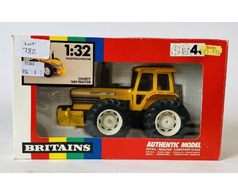 Britains 1:32 Scale - To include: County 1884 Tractor - Boxed&nbsp;