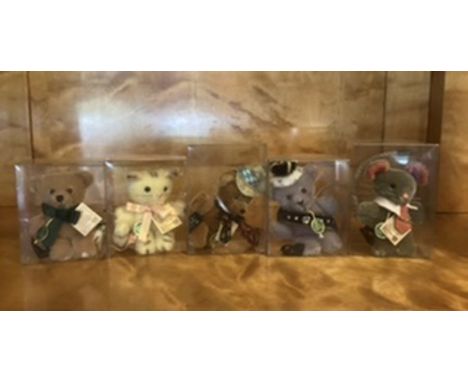 Herman miniature &nbsp;German mohair boxed vintage Teddy Bears Toys (5)