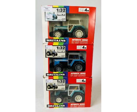 Britains 1:32 Scale - To include: Landini Tractors - 3x variations - All boxed (3)&nbsp;