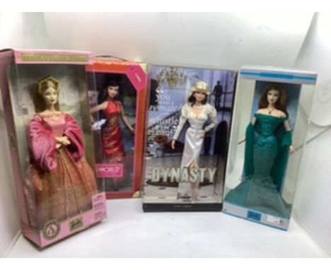 Mattel Barbie doll Cristal Carrington Dynasty doll 2010&nbsp; and 3 other boxed Barbie dolls- boxed and original.(4)