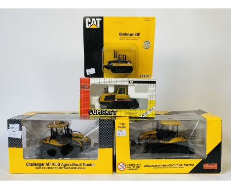 USK Models 1:32 Scale Challenger MT765D & MT765B, Joal Compact CAT Challenger 65B 1:50 Scale, ERTL Challenger 85C 1:64 Scale 