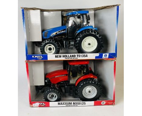 ETRL 1:16 Scale Tractors - To Include New Holland and Case - Both Boxed&nbsp; (2)