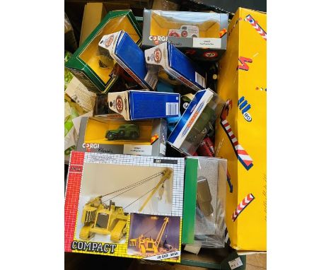 A collection of various die cast models, to include boxed and unboxed examples - To include Dinky, Corgi and Joal. (qty)