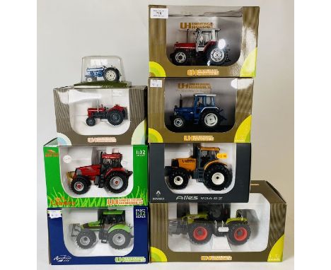 Universal Hobbies 1:32 Scale Ford 7810, Massey Ferguson 3080, Deutz Agrotron, McCormick MTX175, Renault Atles 936, Claas Xeri